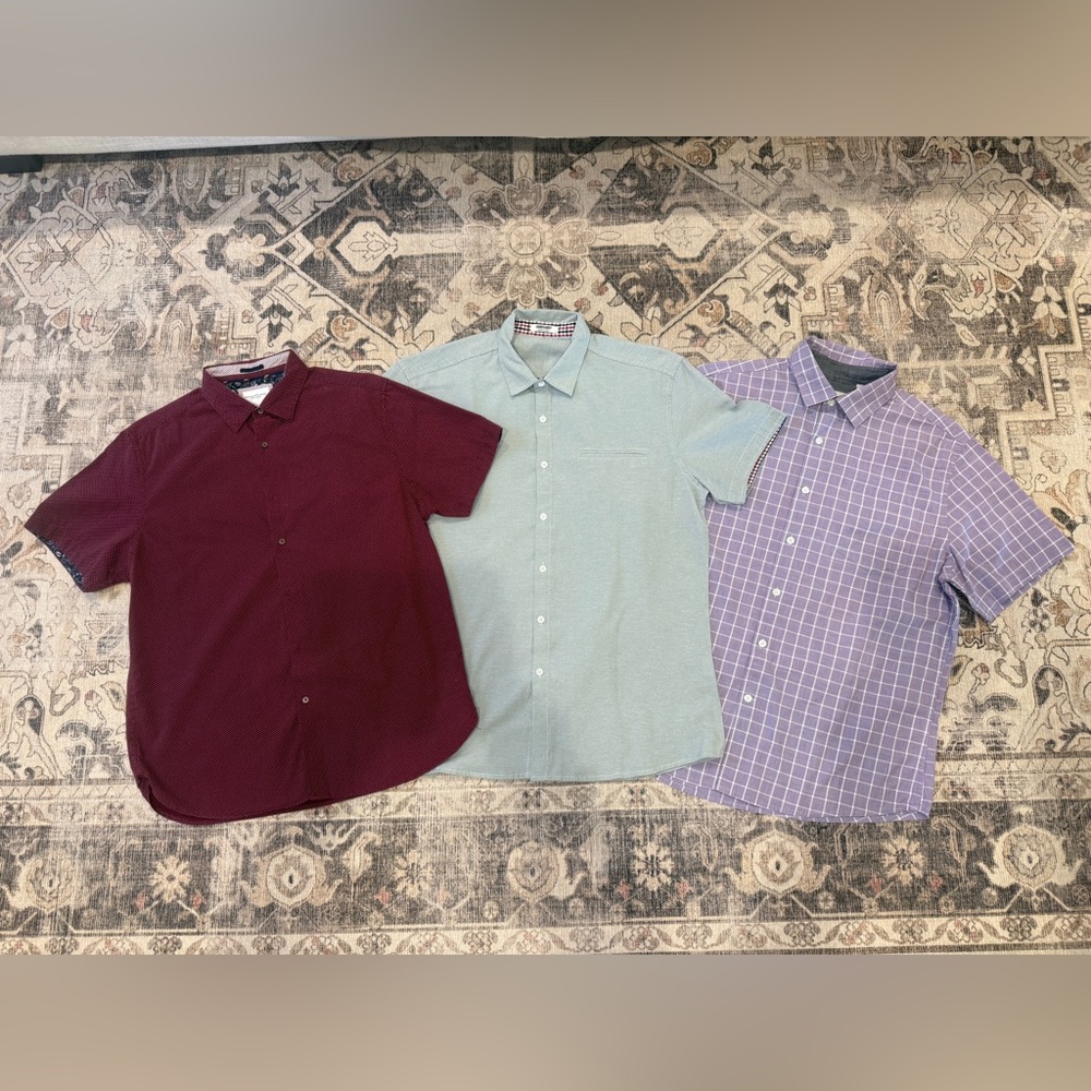 Men’s size Large Button Down Shirt Bundle